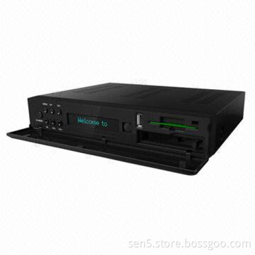 DVB-C receiver, H.264 HDTV 1,080P, mannual-proof UI, APP RCU, supports conax/CTI CA